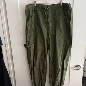 Aerie Olive Green Women's Cinch Cargo Pants